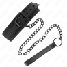 collier de bondage en néoprène modèle 1 avec ceinture 78 cm réglable 37,5 x 49,5 cm