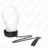 collier de bondage en néoprène modèle 2 avec ceinture 78 cm réglable 37,5 x 49,5 cm