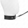 collier avec ceinture 116 cm bracelet noir ajustable 32-50 cm x 8 cm