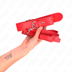 collier avec ceinture 116 cm bracelet rojo ajustable 32-50 cm x 8 cm