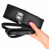 collier avec ceinture 116 cm avec bracelet en cuir noir ajustable 40-48 cm x 6 cm