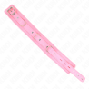 collier avec laisse 65 cm avec restrictions rose 36-42 cm x 5,5 cm