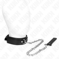 collier motif serpent avec laisse 65 cm