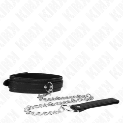 collier motif serpent avec laisse 65 cm
