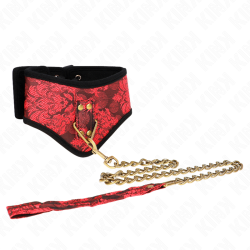collier modèle scandale avec bracelet dentelle 75 cm 44 x 10 cm