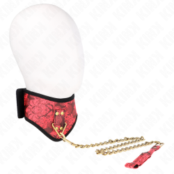 collier modèle scandale avec bracelet dentelle 75 cm 44 x 10 cm