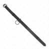 collier avec laisse foncée 65 cm ajustable 37-54 cm x 3 cm