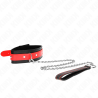 collier avec bracelet rouge 65 cm ajustable 36-43 cm x 5 cm