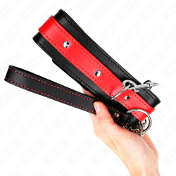 collier avec bracelet rouge 65 cm ajustable 36-43 cm x 5 cm