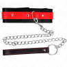 collier avec bracelet rouge 65 cm ajustable 36-43 cm x 5 cm