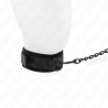 collier modèle basic avec laisse 77 cm modèle 5 ajustable 34-54 cm x 5 cm