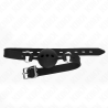 bâton entierement silicone 55 x 2 cm avec boule de 5 cm taille l noir ajustable 35-51 cm