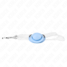 gag en forme de sucette bleu clair 5,5 x 4 cm ajustable 43-60 cm