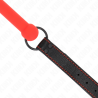 gag en os avec sangle en cuirette rouge ajustable 41-57 cm
