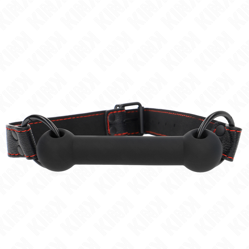 bone bag avec sangle en cuir noir ajustable 41-57 cm