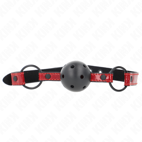boule en cuir brillant 4,5 cm bag 63,5 x 2 cm ajustable 41 x 59 cm