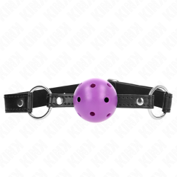balle creuse dure violet 4,5 cm bag 63,5 x 2 cm