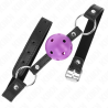 balle creuse dure violet 4,5 cm bag 63,5 x 2 cm