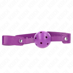 balle respirant violet 4,5 cmgag 65 x 2,5 cm