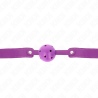 balle respirant violet 4,5 cmgag 65 x 2,5 cm