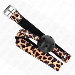 balle respirante léopard 4,5 cm bag 65 x 2,5 cm