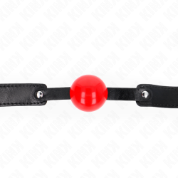 balle tpe souple 4 cm gag modèle 1 66 x 2,5 cm réglable 41-61 cm