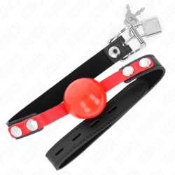 balle tpe souple 4 cm gag modèle 4 60 x 2 cm réglable 37-52 cm