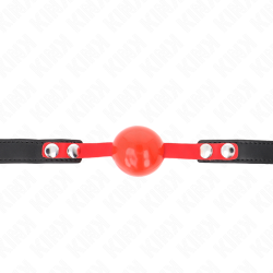 balle tpe souple 4 cm gag modèle 4 60 x 2 cm réglable 37-52 cm