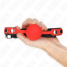 boule silicone rouge 4 cm bag 60 x 2 cm