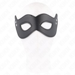 masque en cuirette à rivets modèle 1 26 x 8 cm