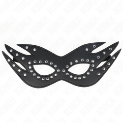 masque en cuirette à rivets modèle 3 26 x 9,5 cm