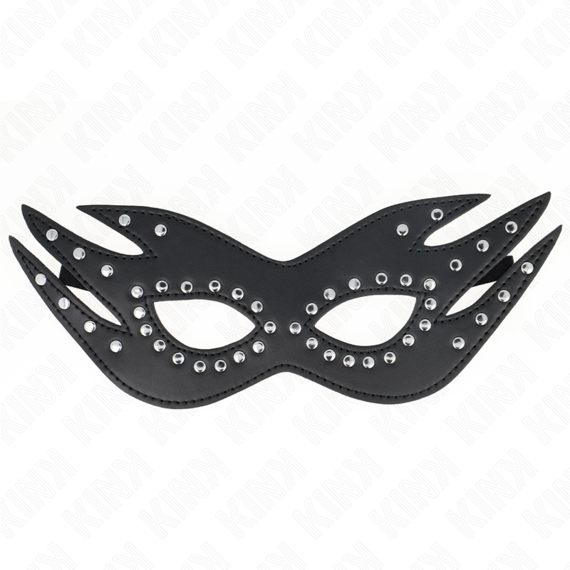 masque en cuirette à rivets modèle 3 26 x 9,5 cm