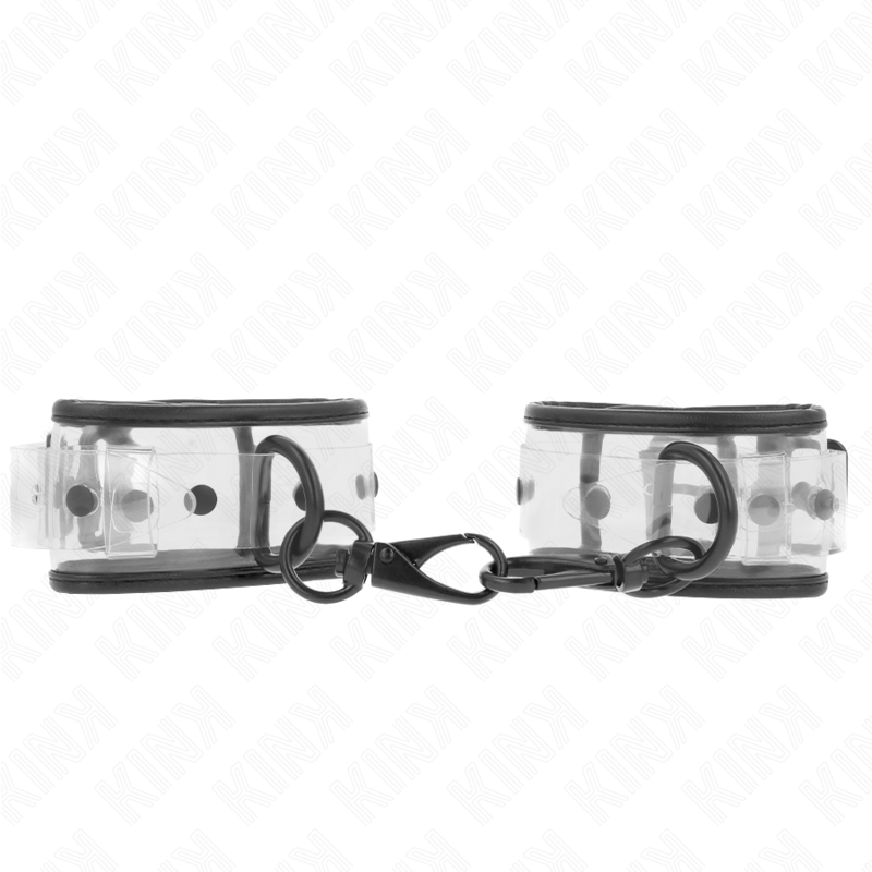 poignets transparents ajustables 18-30 cm x 5,5 cm