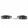 mini bracelets noir avec clous réglables 16-22 cm x 2 cm