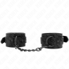 poignets recouverts de dentelle foncée réglable noir 19-26 cm