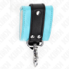 appui-poignets verrouillables premium noir - bleu réglable 21-28 cm x 5,5 cm