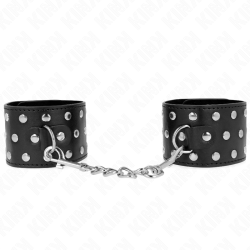 retenues-poignets punk réglables 19-24 cm x 5,5 cm