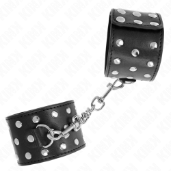 retenues-poignets punk réglables 19-24 cm x 5,5 cm