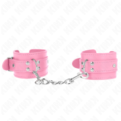 appui-poignets simples rose réglable 20-23 cm x 5,5 cm