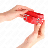 appareils-poignets simples rouge ajustables 20-23 cm x 5,5 cm