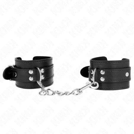 appui-poignet simple noir ajustable 20-23 cm x 5,5 cm