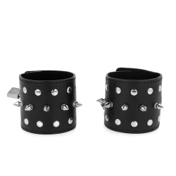 appareils-poignets punk avec pointes 25 x 6 cm