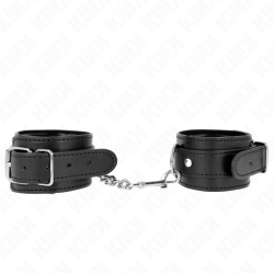 appui-poignets fins noir réglable 21-33 cm