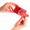 appareils-poignets fins rouge ajustables 21-33 cm