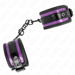 appui-poignets en néoprène violet clair ajustable 21-28 cm x 5 cm