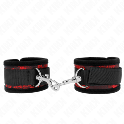 retenues poignets scandal rouge-noir