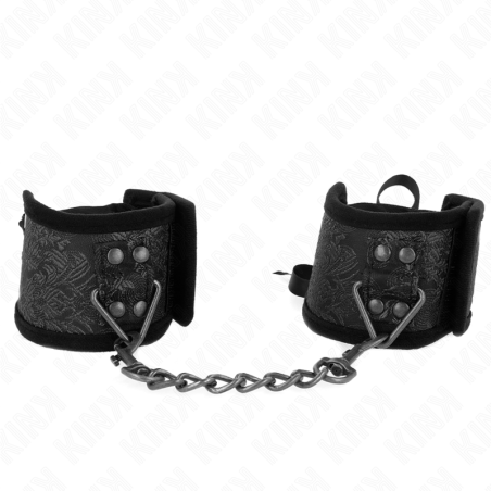 retenues-poignets scandal détails dentelle noire 24,5 cm x 6,5 cm