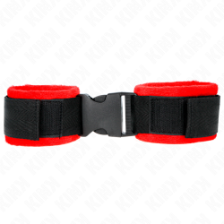 appareils-poignets à crochet et boucle en nylon noir modèle 1 ajdustable 25-35 cm x 6 cm