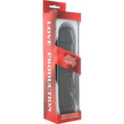 vibrateur noir perfect pleasures 22 cm