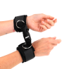 appui-poignet en néoprène à attaches et boucles noir réglable 22-34 cm